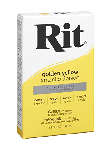 Rit Powder Dye - 1-1/8 Oz - Golden Yellow