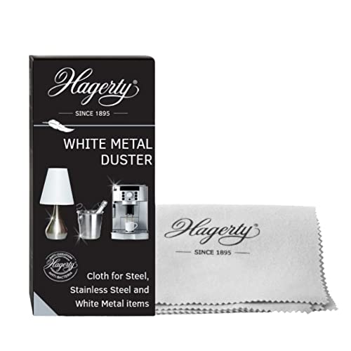 Hagerty witte metalen stofdoek 55x36cm