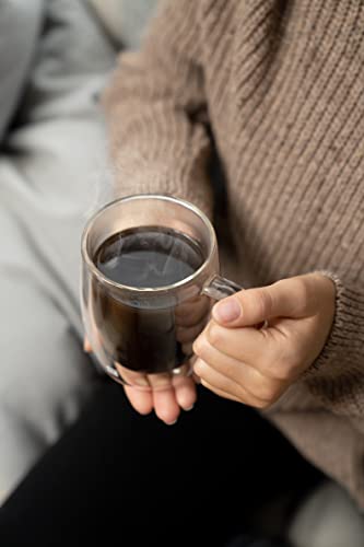 Zwilling Sorrento Dubbelwandig Glas Met Greep, Cappuccino (Set Van 2) - 335 ml