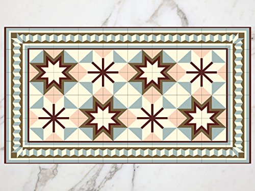 Coryl-Teppich, Vinyl-Matte, rutschfester Bodenbelag – 97 x 58 cm, Fontvieille