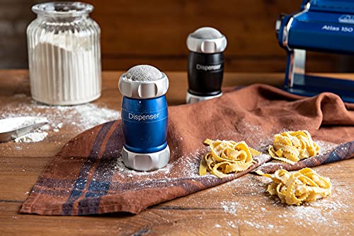 Marcato Dispenser Powder Sugar Cocoa Flour Sifter Blue