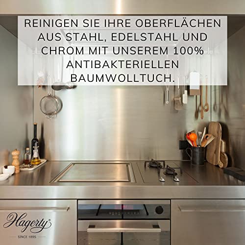 Hagerty witte metalen stofdoek 55x36cm