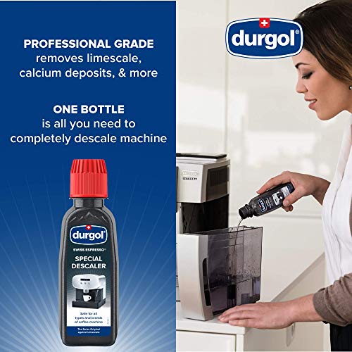 Durgol Swiss Espresso Spezial-Entkalker für alle Kaffeemaschinen, 2 x 125 ml