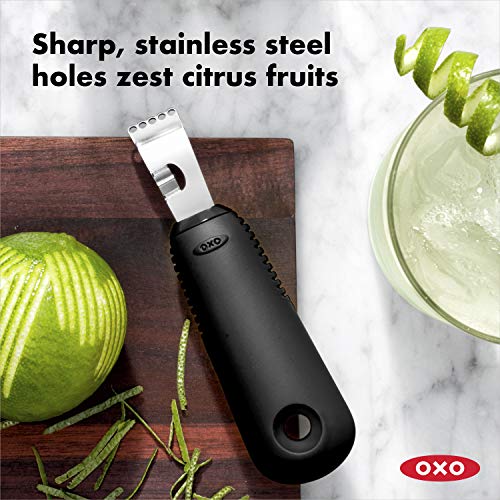 OXO Good Grips Citrus Zester met Kanaalmes Zwart