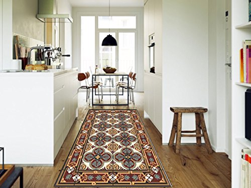 Coryl-Teppich, Vinyl-Matte, rutschfester Bodenbelag – 97 x 58 cm, Maussane