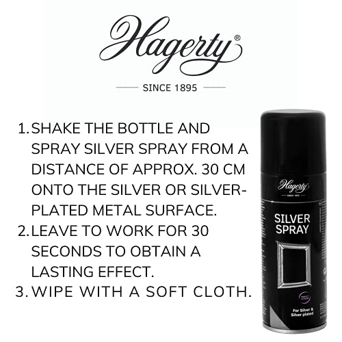 Hagerty Silver Polish Spray Cleaner 200 Ml