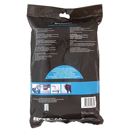Brabantia PerfectFit Bags, Code X, 10-12 litre, Dispenser Pack, 40 Bags - White
