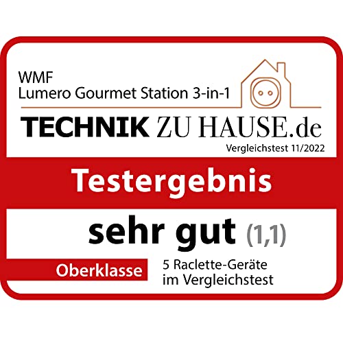 Wmf Lumero 3In1 Gourmet Station For 8 People Raclette Grill Fondue 1800 Watts