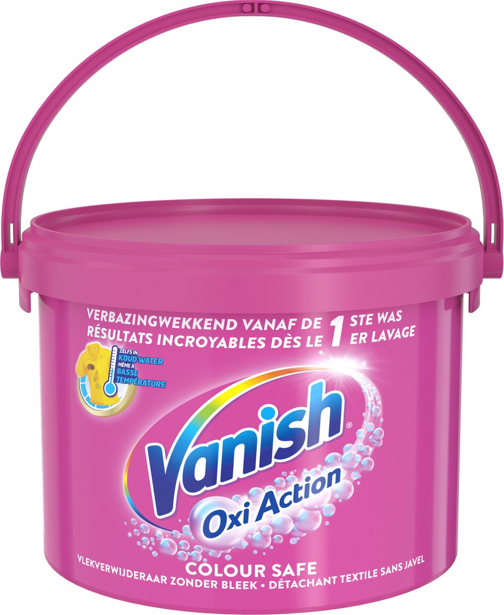 Vanish Oxi Action Powder - Retonnement des taches pour la blanchisserie colorée - 2,7 kg
