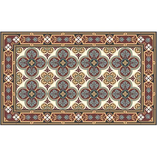 Coryl-Teppich, Vinyl-Matte, rutschfester Bodenbelag – 97 x 58 cm, Maussane