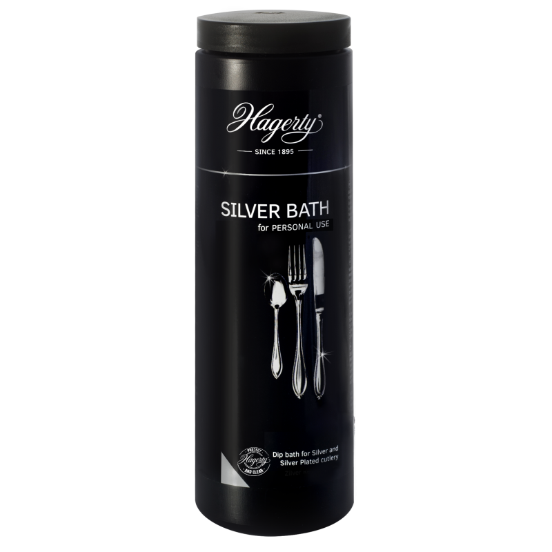 Hagerty Silberbad für den persönlichen Gebrauch, 580 ml, zum Reinigen und Pflegen von Silber und versilbertem Besteck