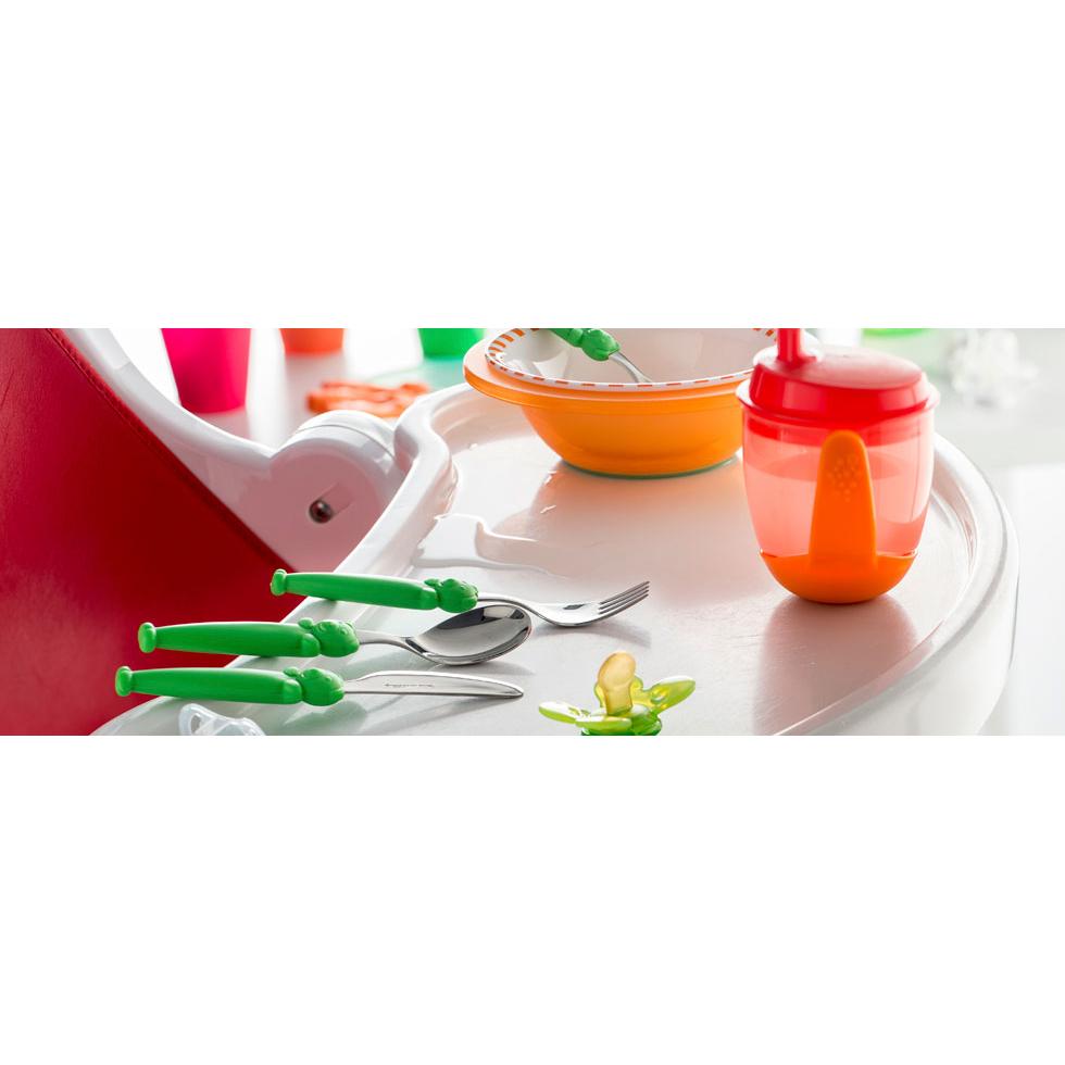 Eme Pappallegra Children'S Cutlery - Knife, Fork & Spoon Set (Pink)