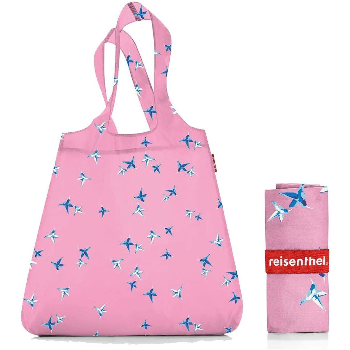Reunthel Mini Maxi Shopper Collection # 17 oiseaux rose