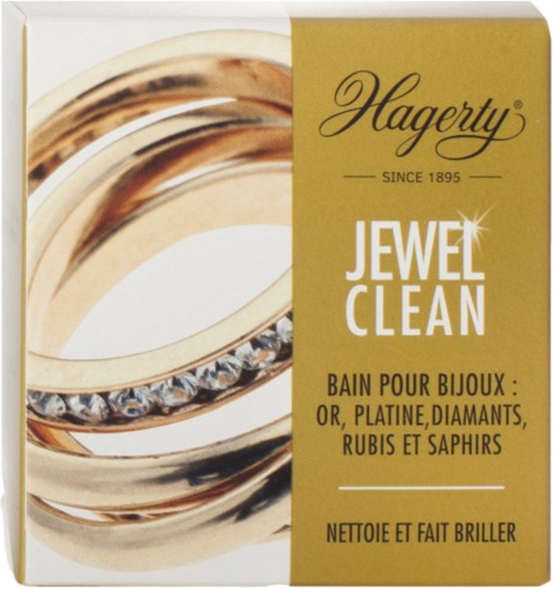 Hagerty White Line Jewel Clean 125 Ml Dip Bath To Clean And Maintain Jewelry And Precious Stones