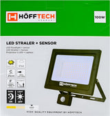 Hofftech - LED Spotlight 100W Floodlight Motion Sensor IP -65