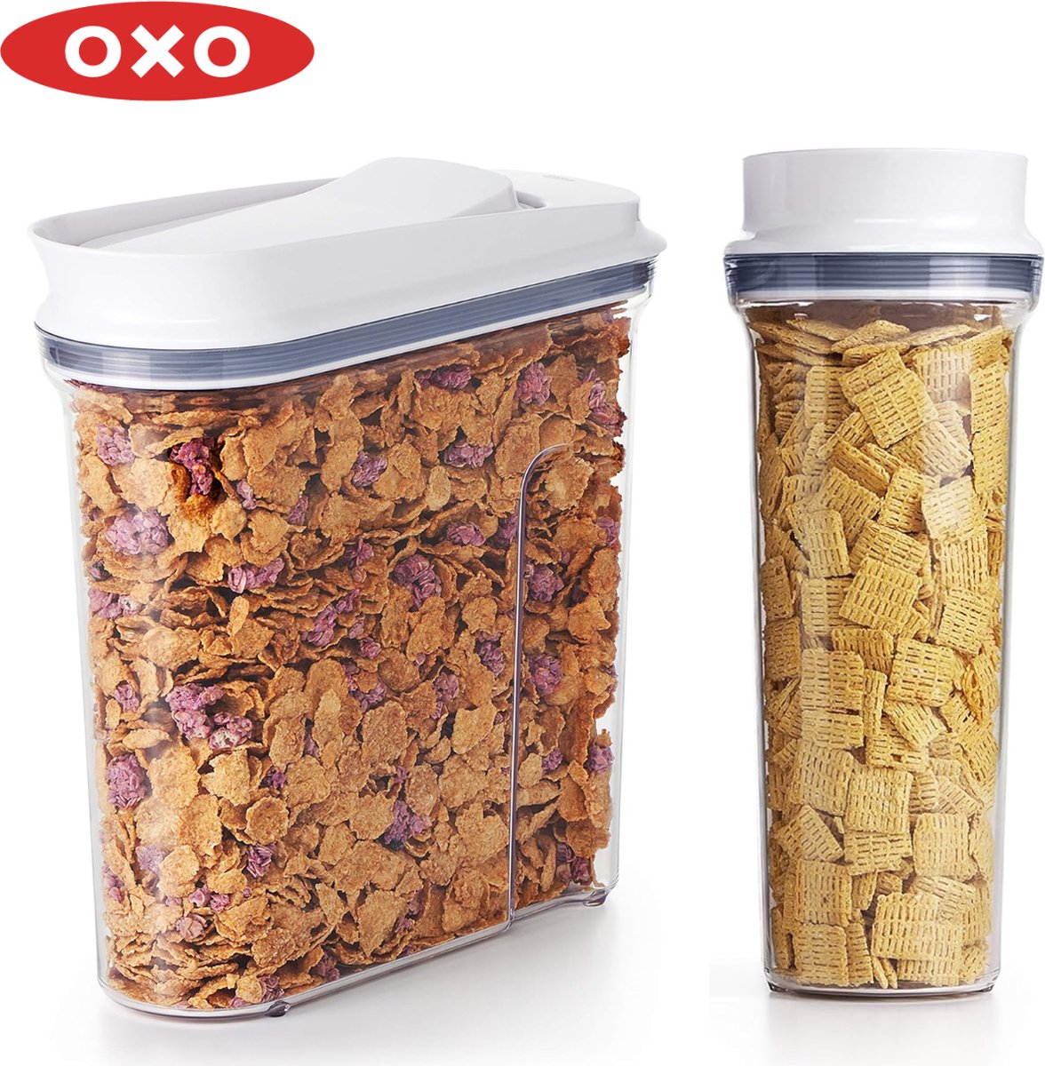 OXO Good Grips POP Müslispender, mittelgroß, 3,2 l, 2er-Set