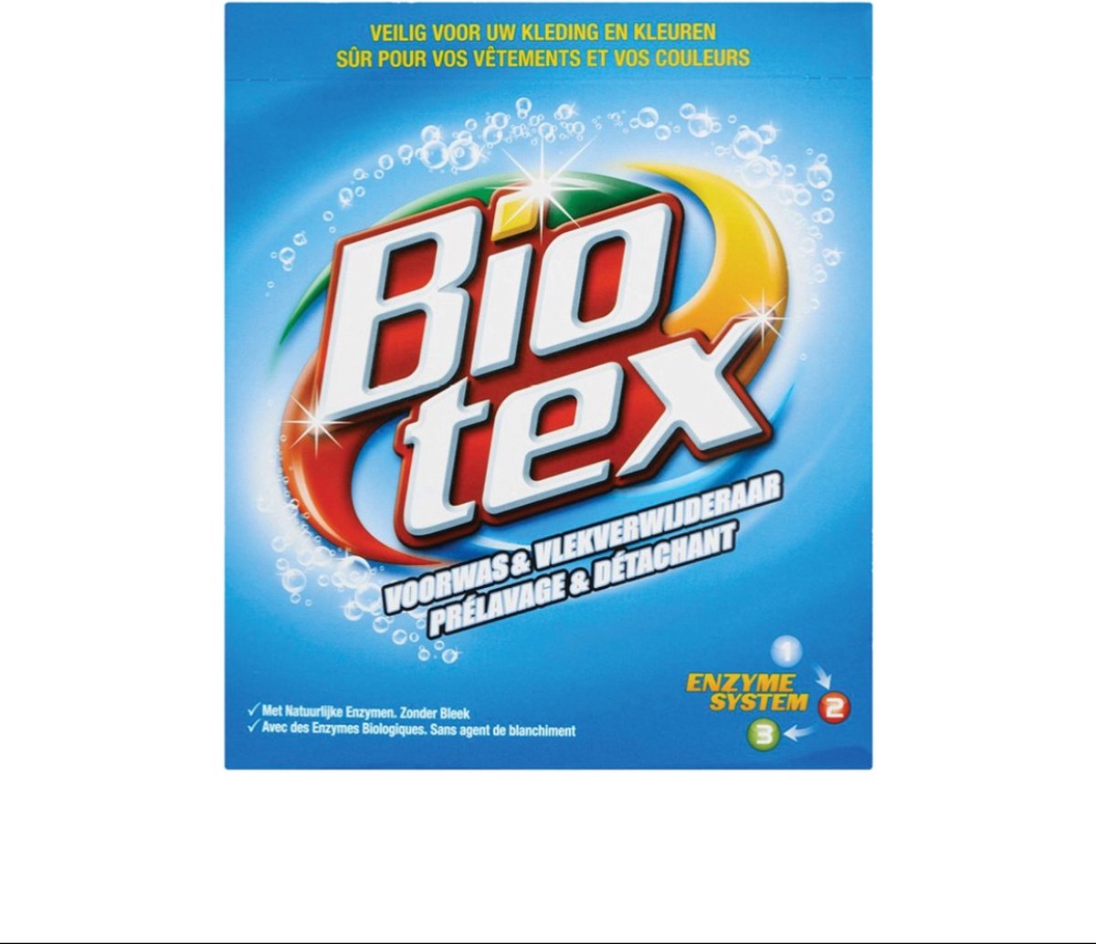 Biotex Voorwas en wasmiddelversterker Waspoeder - 4 kg