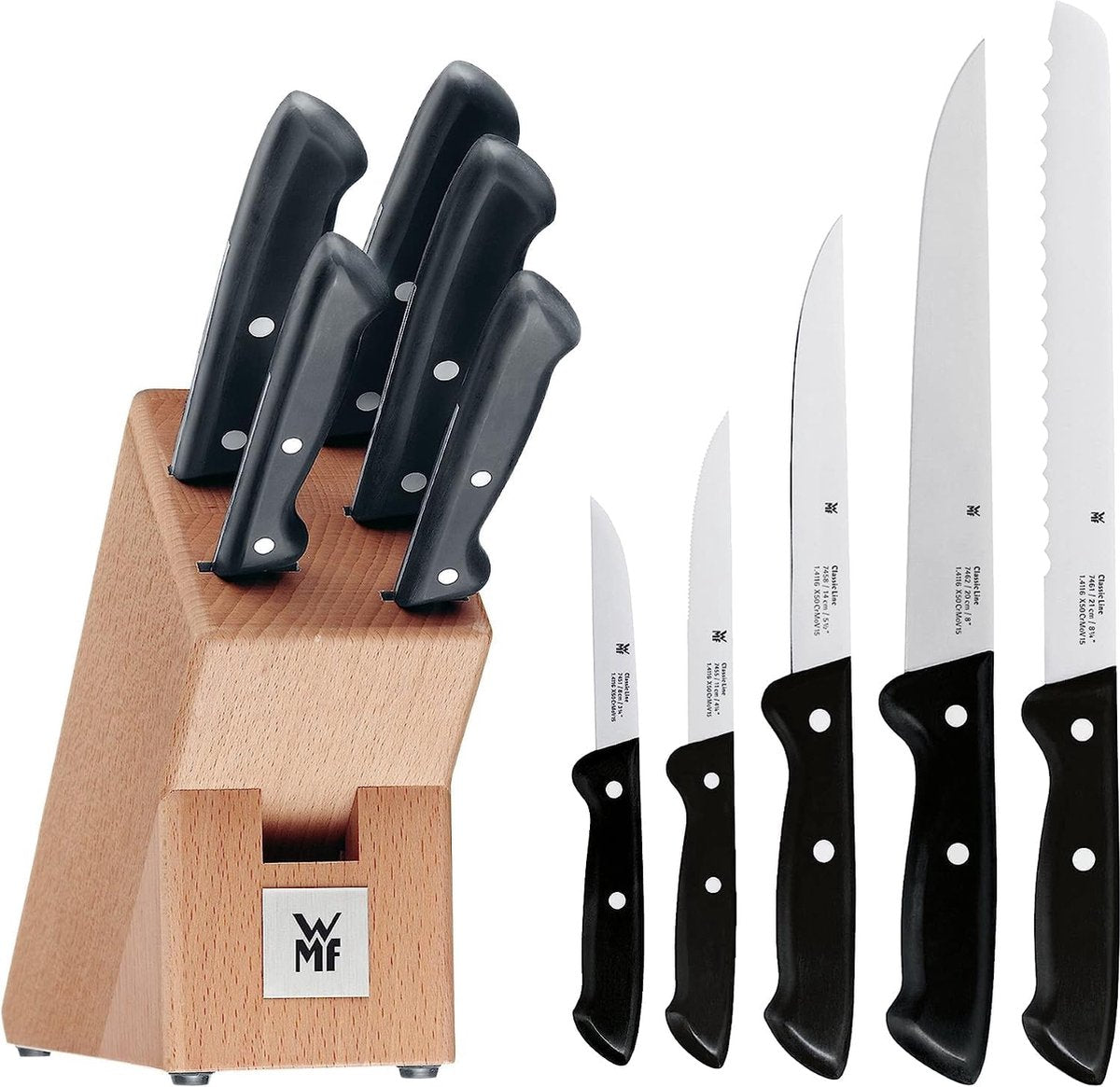 WMF Classic Line Knife Set - 6 Pieces