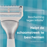 Gillette Venus - Voor huid en schaamhaar - scheersysteem - 1 scheermesje