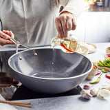 Demeyere non bâton Aluminium Alu Pro 5 Ceraforce Wok - 30 cm