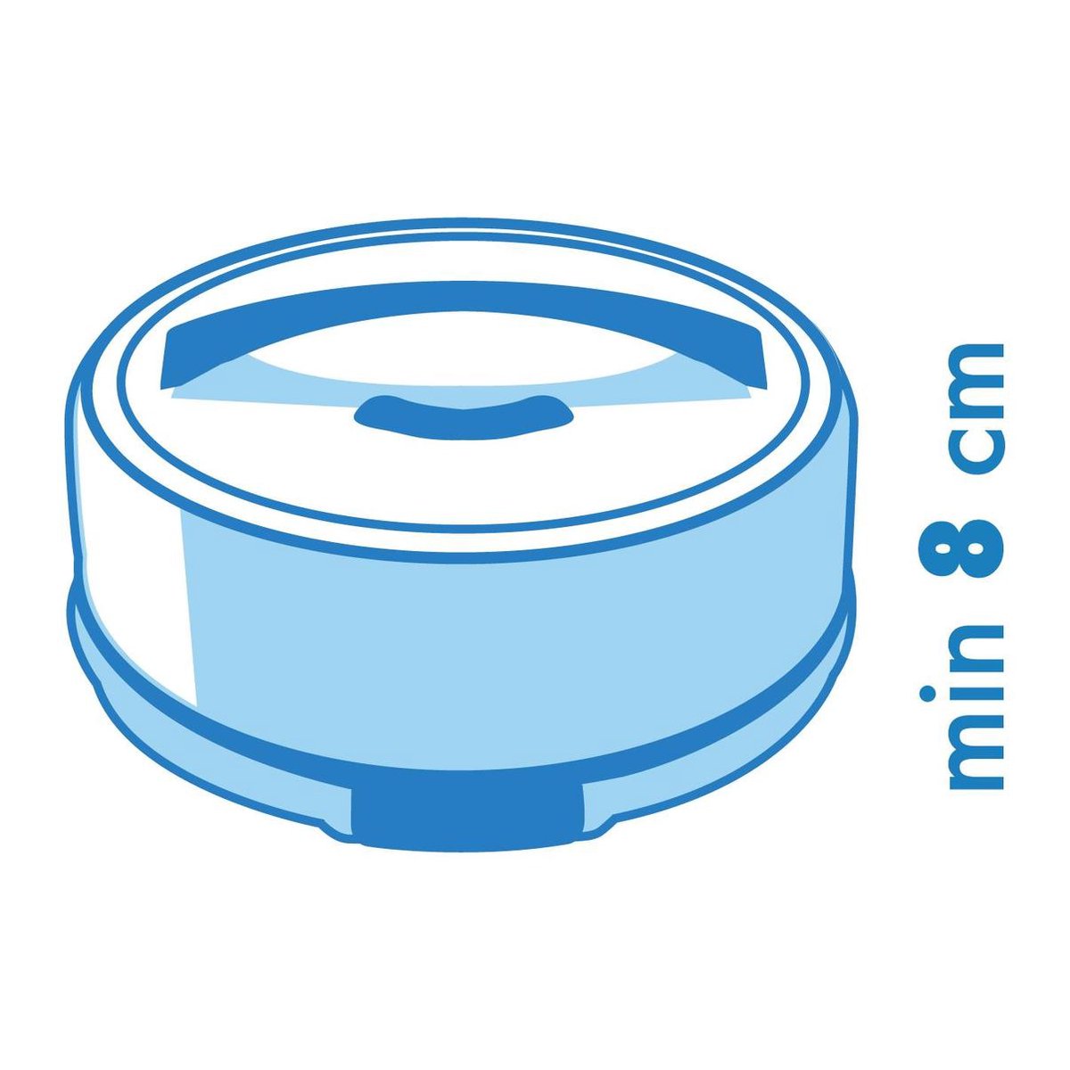 Metaltex Verstelbare Taartdoos, Polypropyleen, Hoogte van 8 en 15 cm 