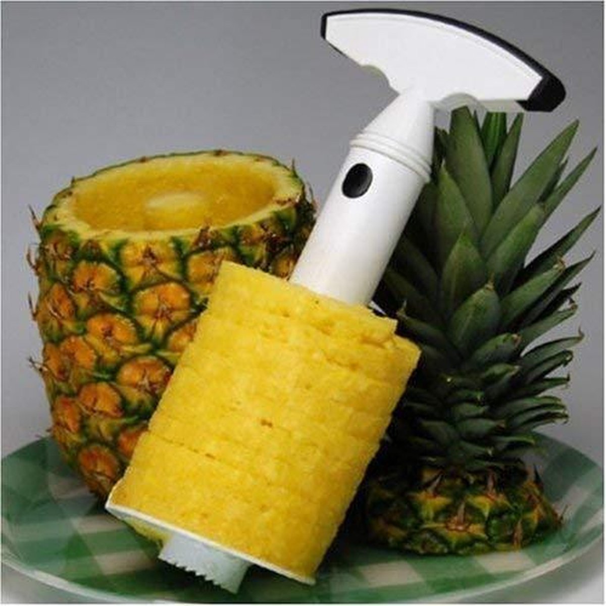 Abuvin Pineapple Cutter Blanc Moyen - Plastic