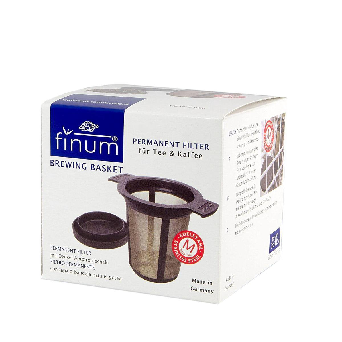 Finum Brewing Basket M Permanent Filter Black