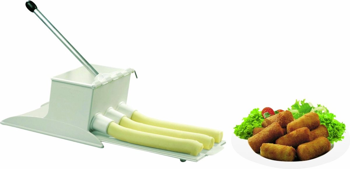 Millecroquettes Croquette Maker - Small Croquettes - White - Plastic