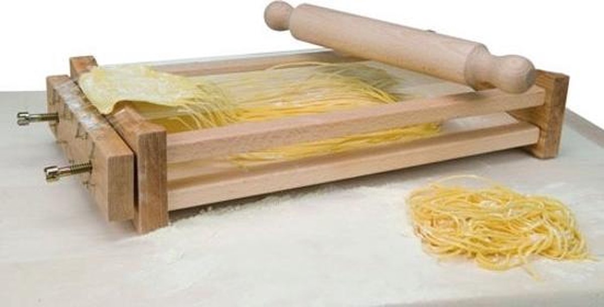 Eppicotispai Spaghetti Chitarra Nudelmaschine &amp; Nudelholz 32 cm