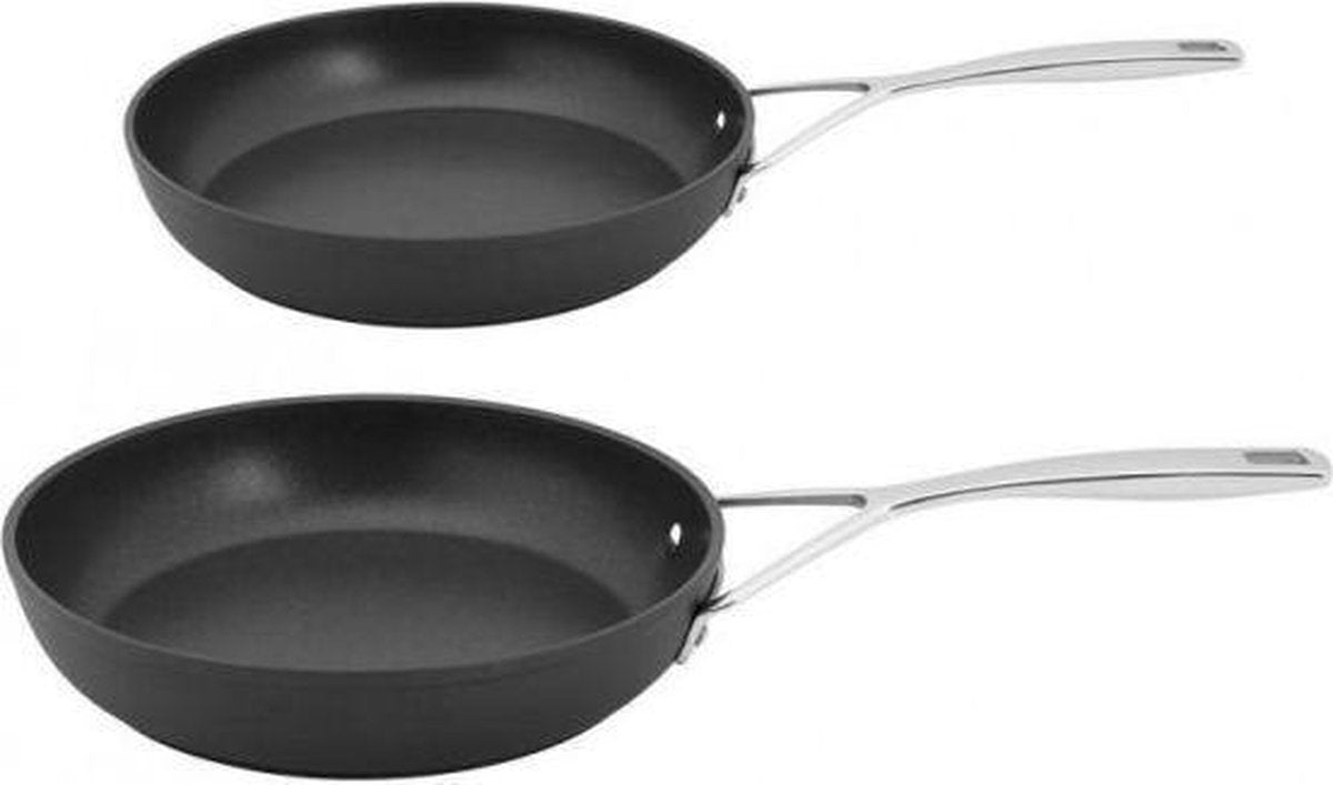 Demeyere Aluminium Pro Dura Glide Frying Pan - 24 et 28cm - Titane