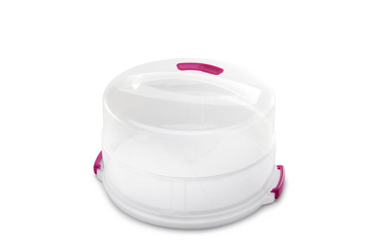 Metaltex Adjustable Cake Container, Polypropylene, Height from 8 and 15 cm