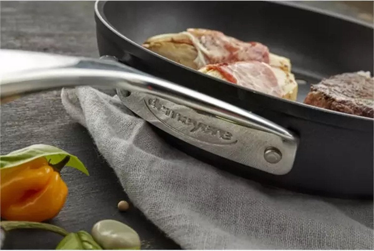 Demeyere Aluminium Pro Dura Glide Frying Pan - 24 et 28cm - Titane