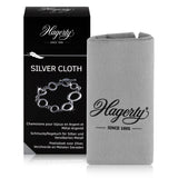 Hagerty Silver Cloth, Impregnated fabric to clean and maintain silver and silver-plated jewelry 30x36cm