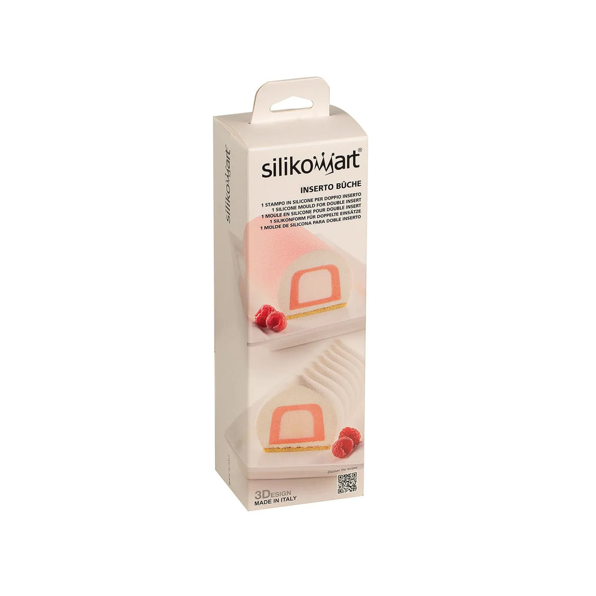 Silikomart Inserto Buche - Silikonform 200x35 H 30 mm 220x50 H 40 mm