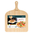 We Love Pizza birchwood pizza peel paddle 42 x 30 cm with wooden handle