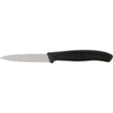 Victorinox Praktisches Schälmesser mit Wellenschliff – Schwarz – Klinge 8 cm