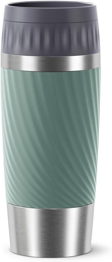Emsa Travel Mug 0,36L – Isolierter Edelstahlbecher – Twist 