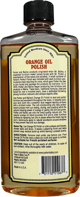 Parker &amp; Bailey Natural Orange Oil meubelpolijstmiddel, beschermer en restaurateur 473ml