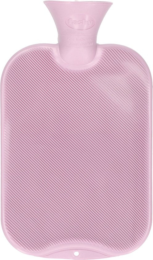 Fashy Hot Water Bottle Thermoplastic 2 L Half-Ribbed