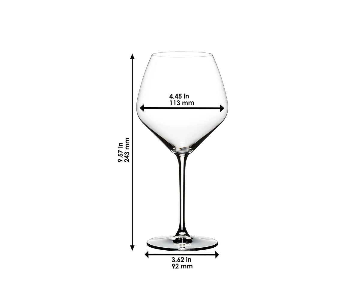 Riedel Extreme Pinot Noir Glass, ensemble de 2, transparent