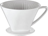 Cilio - Ceramic Coffee Filter - White - Size 4