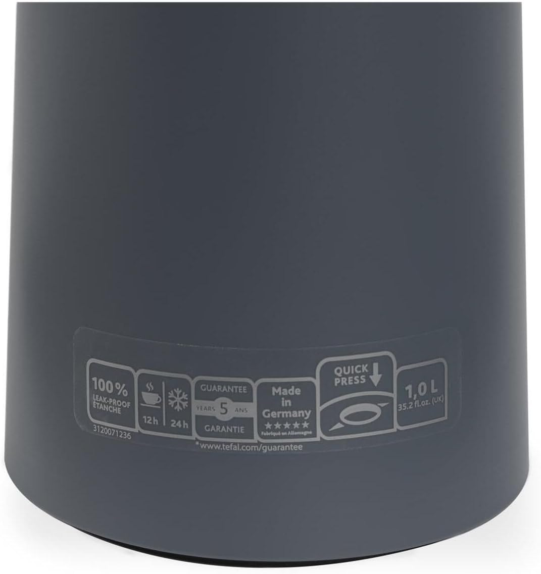 Tefal Motiva White Thermos Flask – 1 L – Scandinavian Design