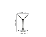 Riedel Extreme Martiniglas, set van 2, helder, 8,82 vloeibare ounces