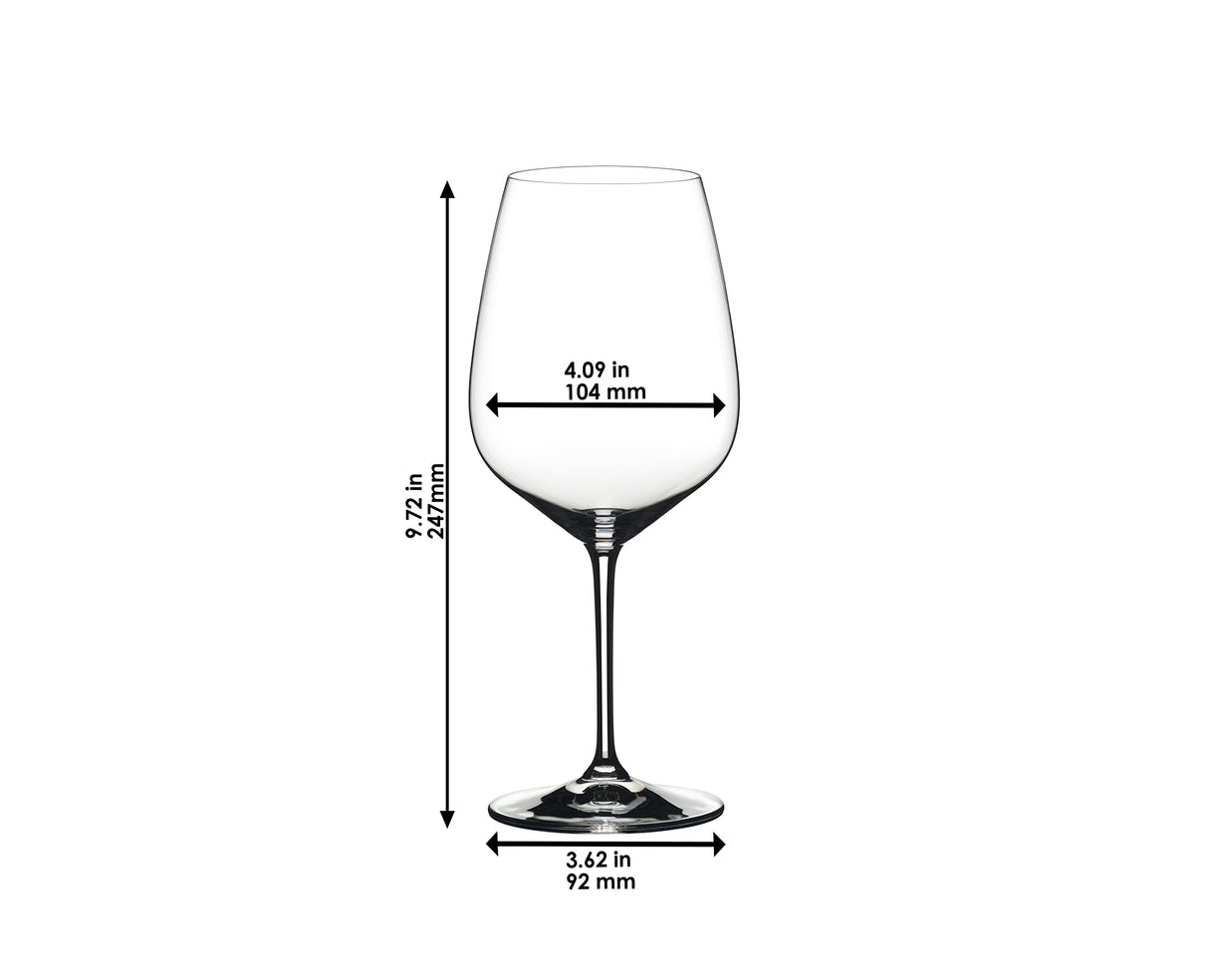 Riedel extreem cabernetglas, set van 2, helder