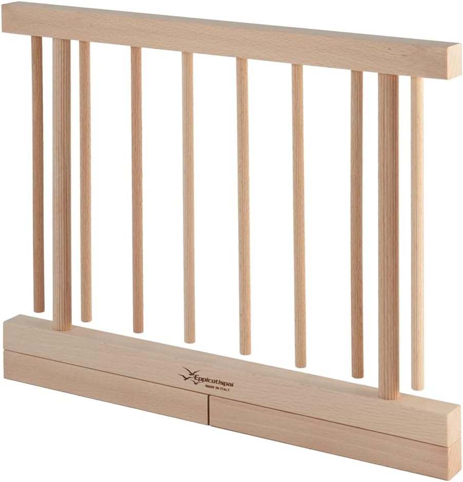 Eppicotispai EP 102 Natural Beechwood Collapsable Pasta Drying Rack