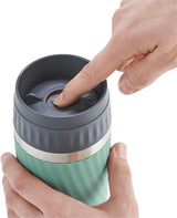 Emsa Travel Mug 0,36L – Isolierter Edelstahlbecher – Twist 