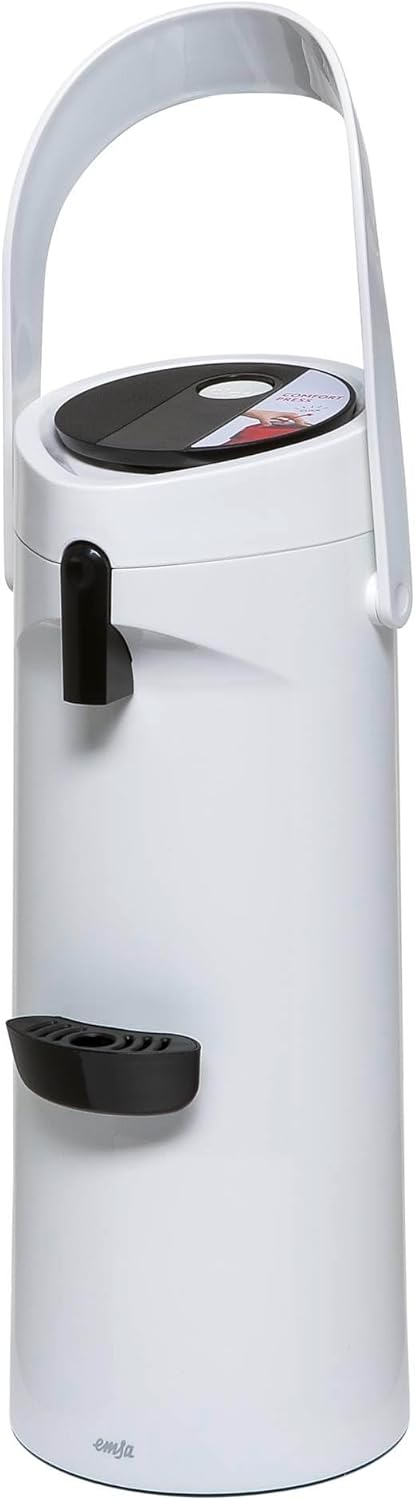 Tefal Ponza Pump Thermos Flask 1.9L White