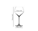 Riedel Extreme Oaked Chardonnay Glass, Set Of 2, Clear