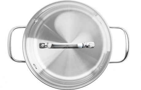 Dagelijkse Kost Cooking Pot 18cm / 2L with Lid – Stainless Steel | Induction & Oven Safe