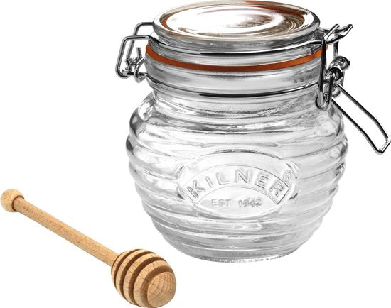 Kilner Honey Jar - mit Holzlöffel - 0,4 l